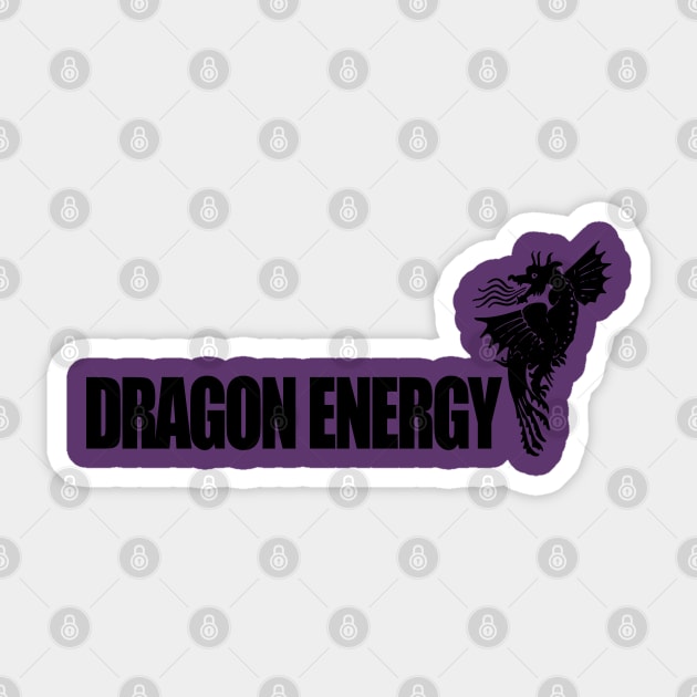 DRAGON ENERGY Sticker by D_AUGUST_ART_53